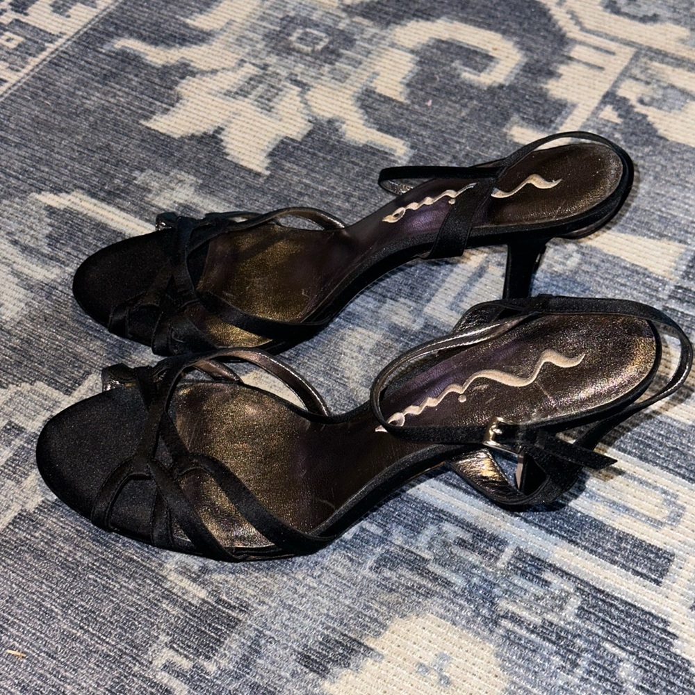 Nina fancy black heels size 41 EU/11 US